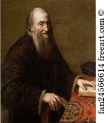 Portrait Of An Old Man Art Print - Portrait Of An Old Man