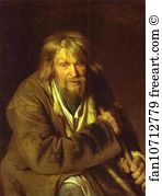Tallinn Art Print - Portrait Of An Old Peasant