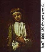 Portrait Of An Old Woman Art Print - Portrait Of An Old Woman