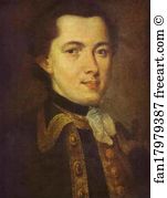 1757 Oil On Canvas Art Print - Portrait Of An Unknown Man