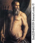 Neptune Art Print - Portrait Of Andrea Doria As Neptune