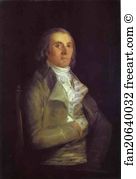 1798 Art Print - Portrait Of Andrés Del Peral