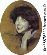 Benois Art Print - Portrait Of Anna Benois