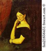 Petrovna Art Print - Portrait Of Anna Petrovna Milyukova (1818-? )