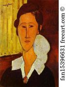 Anna Art Print - Portrait Of Anna Zborovska