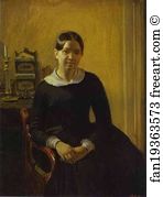 1848 Oil On Canvas The Russian Museum Art Print - Portrait Of Anna Zhdanovich