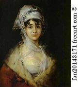 Zárate Art Print - Portrait Of Antonia Zárate