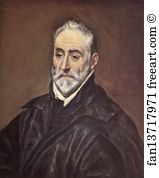 Leiva Art Print - Portrait Of Antonio De Covarrubias Y Leiva