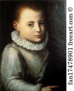 Asdrubale Art Print - Portrait Of Asdrubale Anguissola