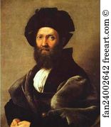 1514 1516 Art Print - Portrait Of Baldassare Castiglione