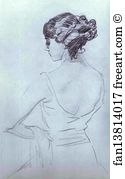 Ballet Dancer Art Print - Portrait Of Ballet-Dancer T. Karsavina
