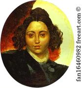 Baroness Art Print - Portrait Of Baroness I. I. Klodt