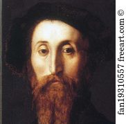 Panciatichi Art Print - Portrait Of Bartolomeo Panciatichi. Detail