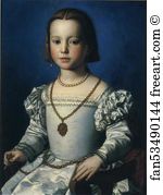 Bia Art Print - Portrait Of Bia De'medici
