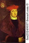 Brandenburg Art Print - Portrait Of Cardinal Albrecht Of Brandenburg