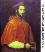1545 1546 Art Print - Portrait Of Cardinal Alessandro Farnese