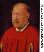 Jan Van Eyck Art Print - Portrait Of Cardinal Nicola Albergati