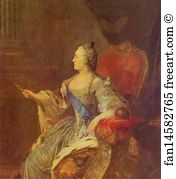 Catherine Art Print - Portrait Of Catherine Ii