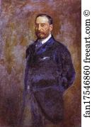 Esq Art Print - Portrait Of Charles J. Wertheimer, Esq