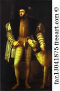 Portrait Of Charles V Art Print - Portrait Of Charles V