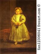 1623 Oil On Canvas The National Gallery Of Art Art Print - Portrait Of Clelia Cattaneo, Daughter Of Marchesa Elena Grimaldi