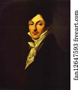 Portrait Of Paul I Art Print - Portrait Of Count A. I. Osterman-Tolstoy