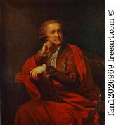 Stroganoff Art Print - Portrait Of Count Alexander Stroganoff