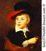 1814 Oil On Canvas The Russian Museum Art Print - Portrait Of Count Alexander Stroganoff (1794-1814)