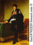 Saint Jean Art Print - Portrait Of Count Reynault De Saint Jean D'angély