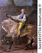 1780 Art Print - Portrait Of Count Stanislas Potocki