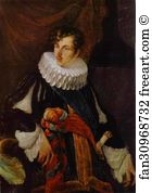 1809 Oil On Canvas The Russian Museum Art Print - Portrait Of Count V. A. Perovsky In Xvii Century Spanish Costume