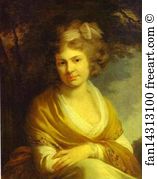Johann Baptist Lampi The Elder Art Print - Portrait Of Countess Natalia Suvorova (1775-1844), Daughter Of Alexander Suvorov