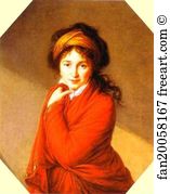 Varvara Art Print - Portrait Of Countess Varvara Golovina