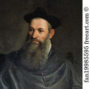 Daniele Art Print - Portrait Of Daniele Barbaro. Detail