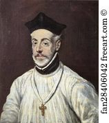 Covarrubias Art Print - Portrait Of Diego De Covarrubias