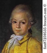 Grigory Art Print - Portrait Of Dmitry Cherevin At The Age Of 6