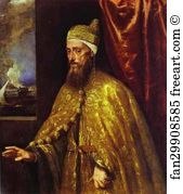 Doge Art Print - Portrait Of Doge Francesco Venier