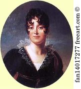 Simon Art Print - Portrait Of Désirée Clary
