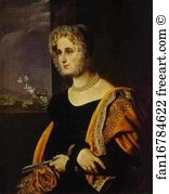 1821 Oil On Canvas The Russian Museum Art Print - Portrait Of E. C. Avdulina
