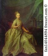 Molchanova Art Print - Portrait Of E. I. Molchanova