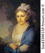 Novgorod Art Print - Portrait Of E. I. Nekludova