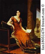 Robert Lefèvre Art Print - . Portrait Of Elisabeth Demidova