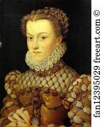Elisabeth Art Print - Portrait Of Elisabeth Of Austria, Queen Of France