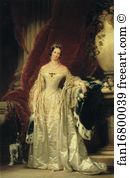 Empress Of Russia Art Print - Portrait Of Empress Alexandra Fedorovna