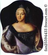 Elizaveta Art Print - Portrait Of Empress Elizaveta Petrovna