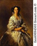 Empress Of Russia Art Print - Portrait Of Empress Maria Alexandrovna
