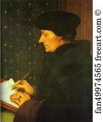Portrait Of Erasmus Art Print - Portrait Of Erasmus