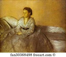 1872 73 Art Print - Portrait Of Estelle Musson, Madame Rene De Gas