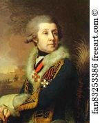 1799 Oil On Canvas The Russian Museum Art Print - Portrait Of F. A. Borovsky