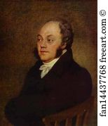 1809 Oil On Canvas The Tretyakov Gallery Art Print - Portrait Of F. B. Rostopchin